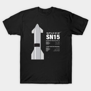 SPACE X SN15 T-Shirt